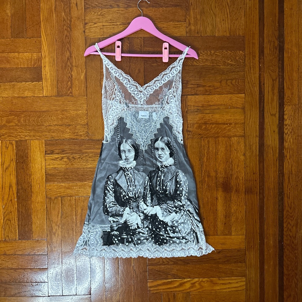 Burberry Lace slip dress